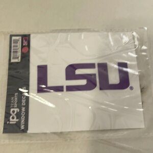 New LSU window decal